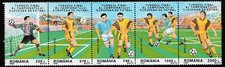 Romania MNH Minr. 5180 - 5185 Five Stripes 1996 European Football Championship England 13
