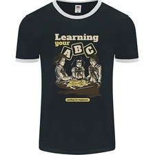 Ouija Board Learning Your ABC Mens Ringer T-Shirt FotL