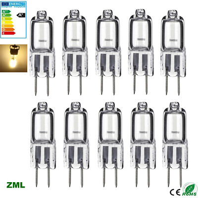 10X Halogen-Lampe G4 12V 20W Stiftsockel leuchtmittel Warmweiß Glühbirnen DE