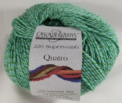 Cascade Yarns 220 Superwash Quatro 100% Wool 220y 3.5oz
