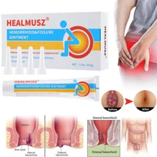 Advanced Hemorrhoid Ointment Soothes Pain,Swelling Relief,4 Hygienic Tubes 42.5g