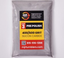 5lb 400-600 Pre-Polish Rock Grit Silicon Carbide Tumbling Media for Lapidary use