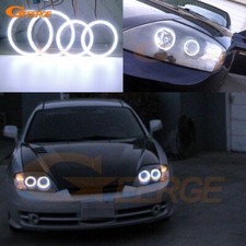 For Hyundai Tiburon Tuscani Coupe Ultra Bright Cob Led Angel Eyes Kit Halo Rings