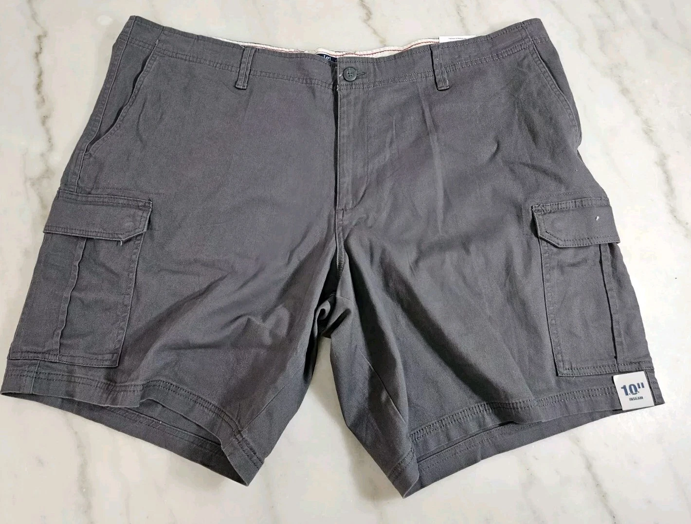New G George Blue Cargo Short Characol Sky Gray, Inseam 10", Size 46 NWT
