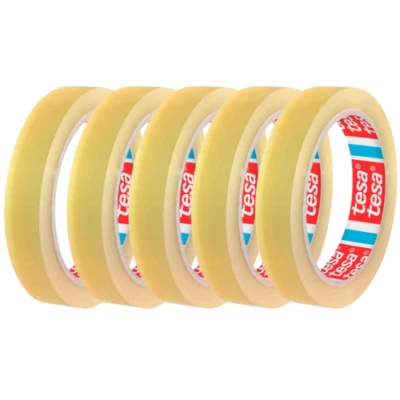 6 x tesa Film Klebefilm Klebeband standard 57208 transparent 19 mm x 66 m