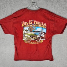 Harley Davidson Motorcycle Shirt Mens Eagle Logo Graphics Short Sleeve XL