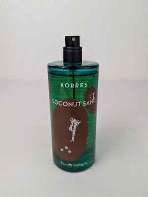 KORRES Eau de Cologne COCONUT SAND 100ml - 3.38 Fl Oz Discontinued - No Lid