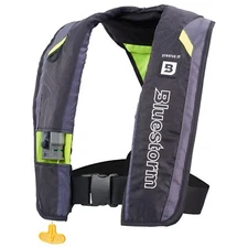 Bluestorm Stratus 35 Inflatable Life Jacket USCG Type 2 PFD, Hi-Viz Green/Yellow
