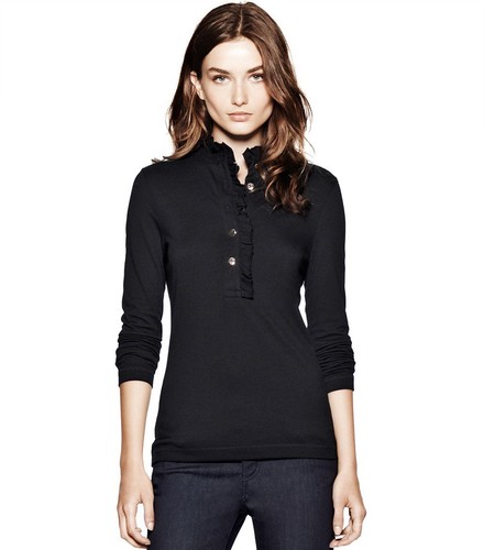 NWT Tory Burch Lidia Long Sleeve Ruffle 