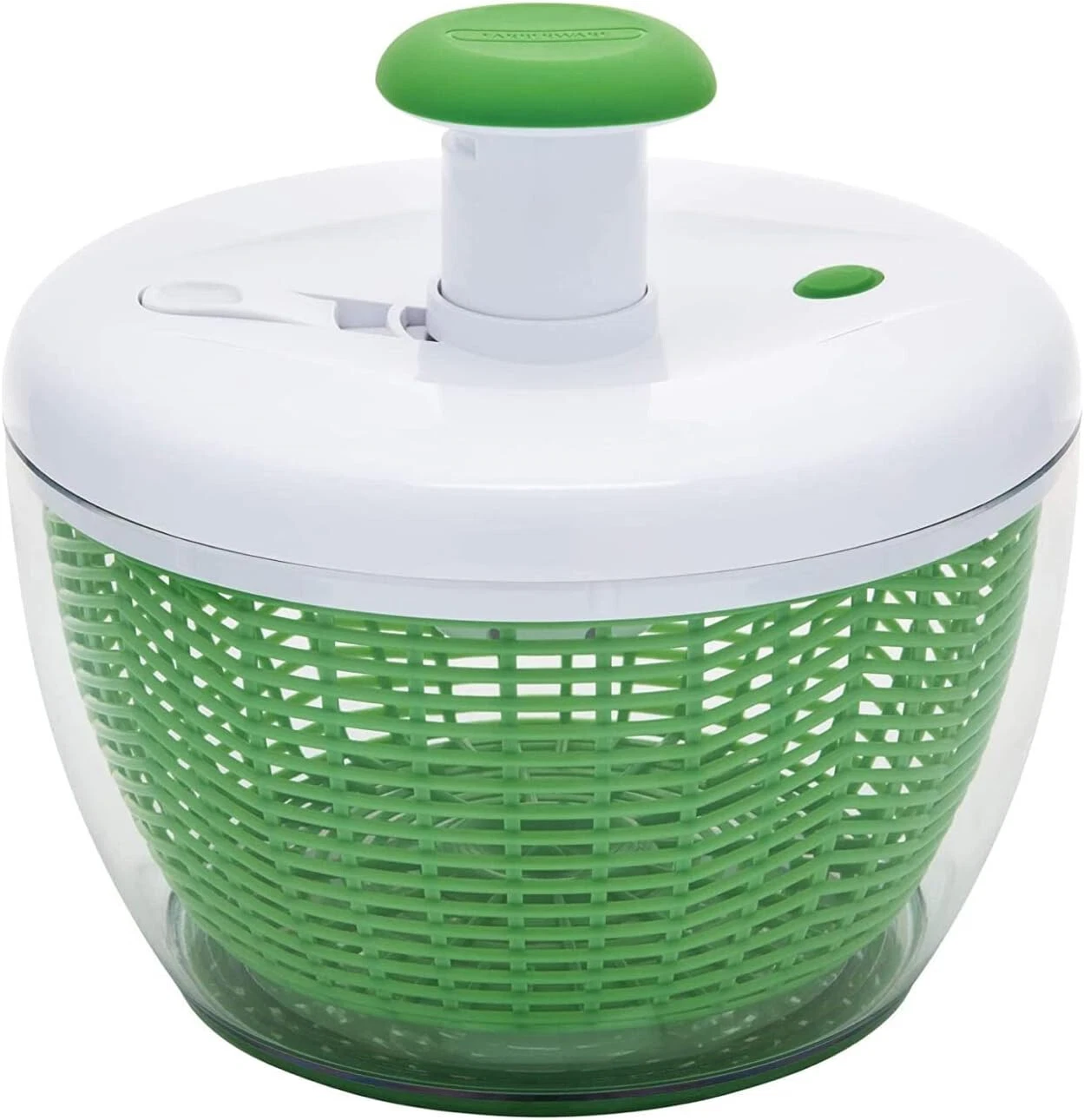 Farberware Pump Spinner with Bowl, Colander & Draining System 6.6 Quart BASE