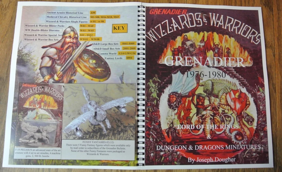 OSLOTRM #8 GRENADIER WIZZARDS & WARRIORS Illustrated book of 25mm figures 1st - Image 2 of 4