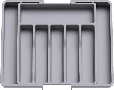 Lifewit Silverware Drawer Organizer, Expandable Utensil Tray for Kitchen, BPA Fr
