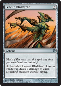 Leonin Bladetrap x4 - Commander 2013 - NM-Mint, English - Commander 2013