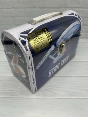 Rare Sealed Star Trek lunch box by Polar Light with USS Enterprise Model Kit 