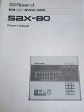 The King of MIDI, SMPTE & SYNCH 24 - ein seltenes Roland SBX-80 Handbuch