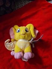 Neopets Plush Faerie Acara 6" Yellow Pink Plush Has Tag But Tag Damaged C1