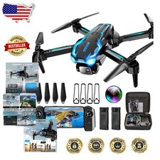 2K HD FPV Drone: Smart Altitude Hold, 3 Speeds, 2 Batteries, Portable, Gift