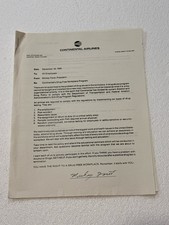 Continental Airlines 1989 Employee Drug Free ...