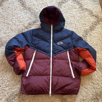 NIKE SPORTSWEAR SHIELD DOWN FILL WINDRUNNER MEN'S JACKET (CU4404 410) Medium
