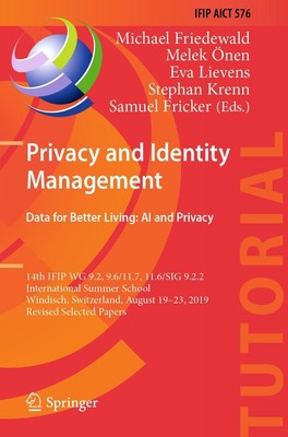 Privacy and Identity Management. Data for Better Living: AI and Privacy | Buch