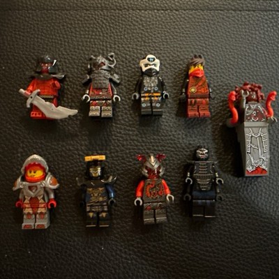 Lot Of 9 Ninjago Lego Minifigures - Assorted Ninjago Minifigure Toys
