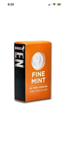 Silver Bar 10 oz .999 Fine