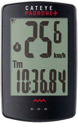 Padrone Plus Bike Computer - CatEye Padrone+ Bike Computer - Wireless, Black -