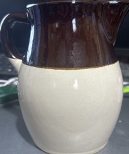 Vintage Roseville OH Stoneware Pottery Cream Pitcher RRP Co. 6 Inch