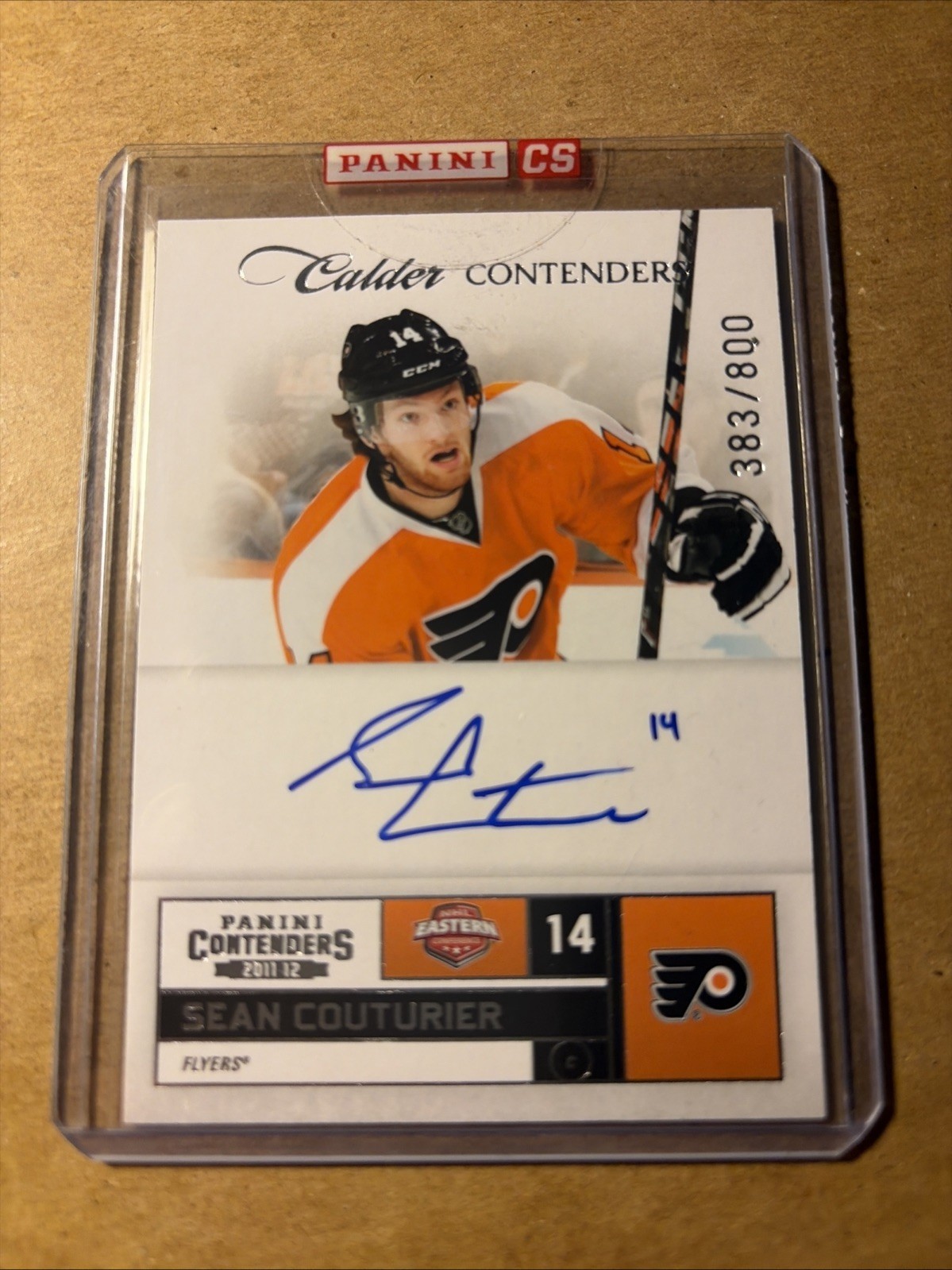 2011-12 Calder Contenders Auto Sean Couturier Flyers /800 PANINI SEALED