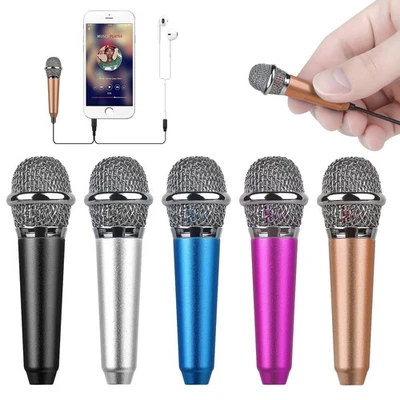 Uniwit Mini Portable Vocal/Instrument Microphone for Voice 2.2 inches, Golden - Image 1 of 4