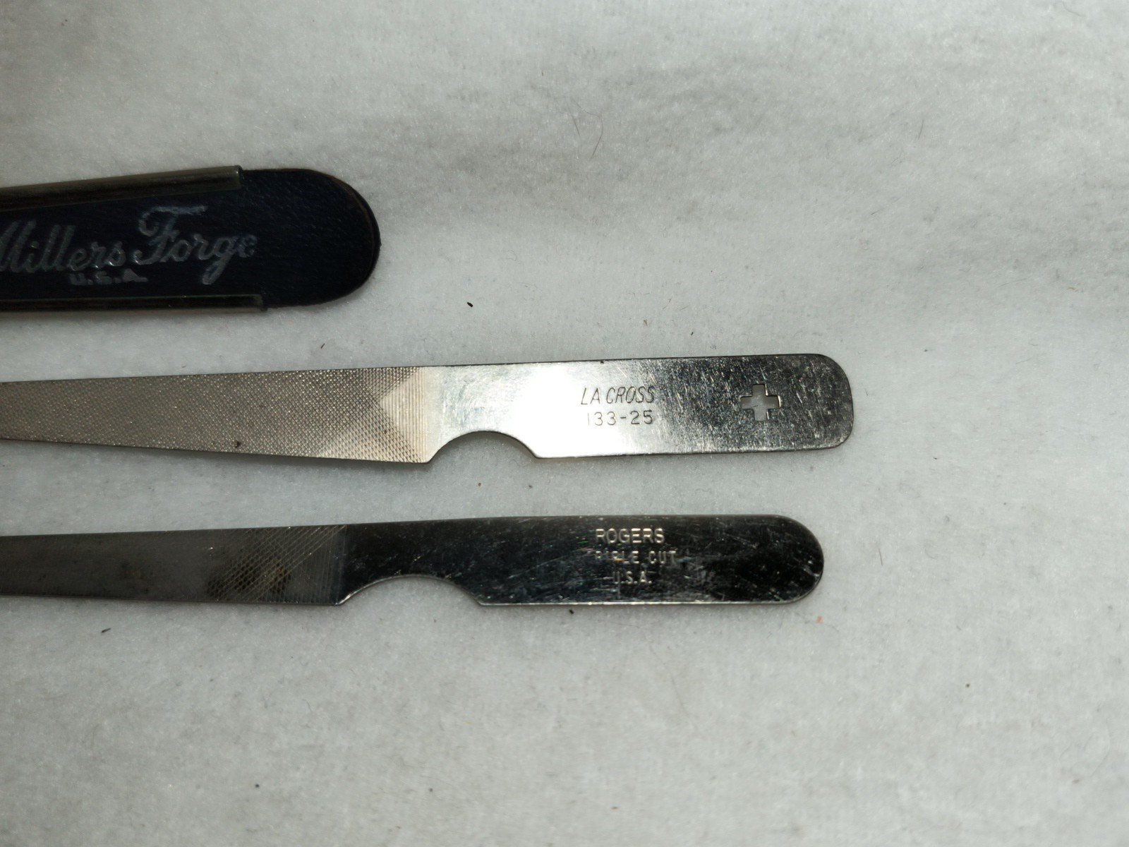 Vtg. Lacrosse Stainless Steel Nail Manicure Pedicure File Rogers Millers Forge