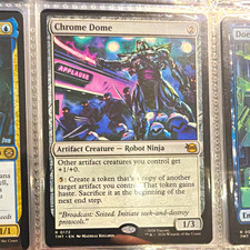 Chrome Dome Teenage Mutant Ninja Turtles Regular Rare Artifact Creature Card 172