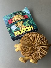 Vintage New In Package Disney The Lion King Simba Koosh Ball Sensory Toy 5" 1994