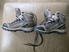 Vintage Salomon Hicking Walking Boots Size 9 Mens Beige Black