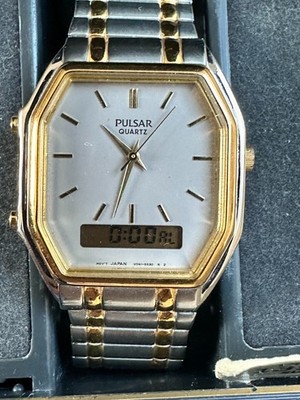 seltene Pulsar Herrenuhr AnaDigi NOS mit Box