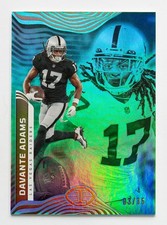 2022 Panini Illusions Football Davante Adams /35 Platinum Trophy Collection #58