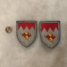Pair Of Military PATCH SEW ON FOREIGN GERMAN BUNDESWEHR UNSURE PUZZLE
