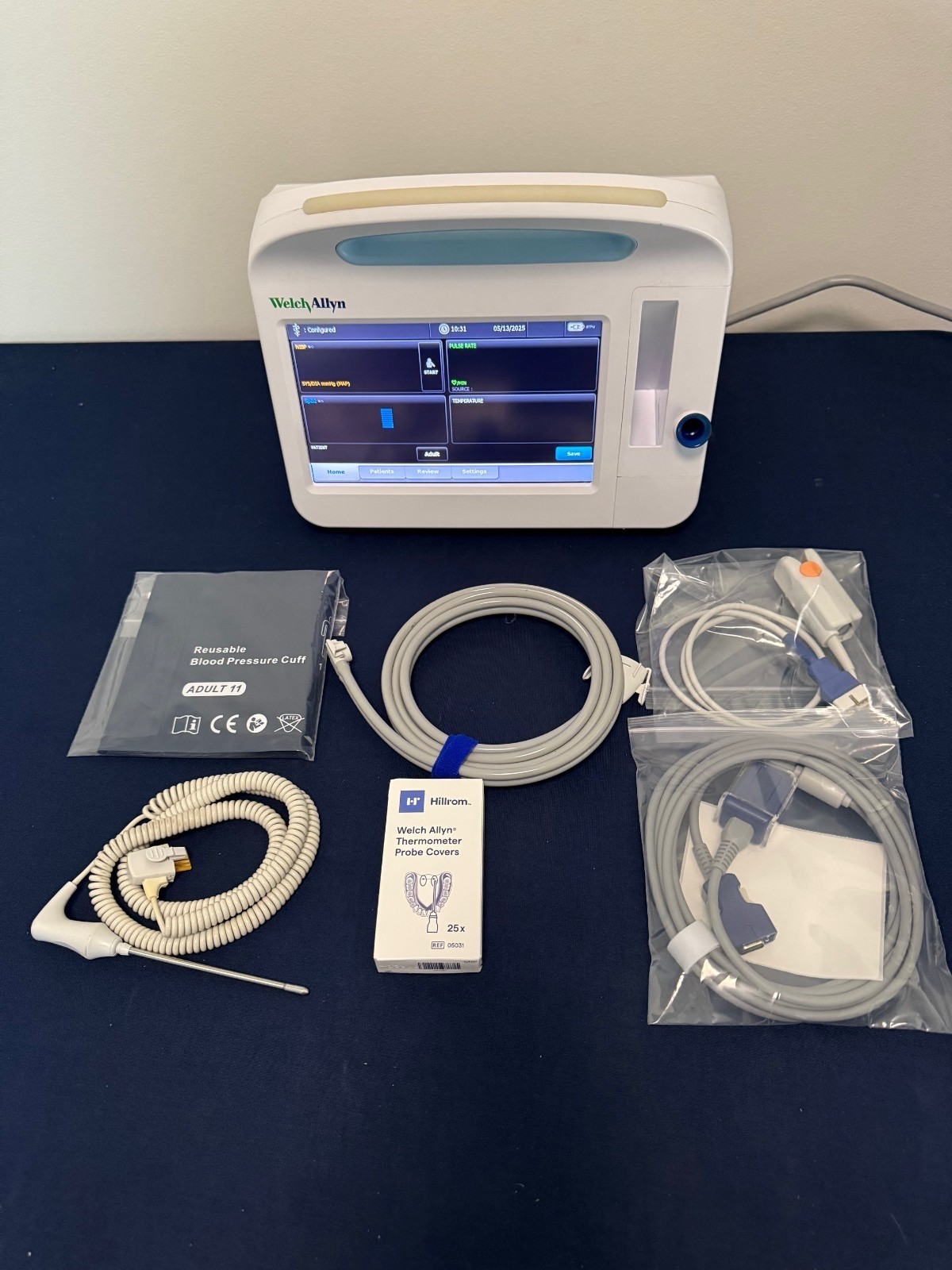 Welch Allyn Connex Vital Signs Monitor 65NTXX - Accessories & 1-Year Warranty