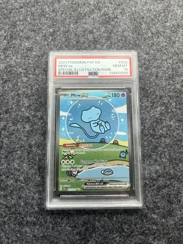 Mew ex 232/091 SV: Paldean Fates Holo PSA 10