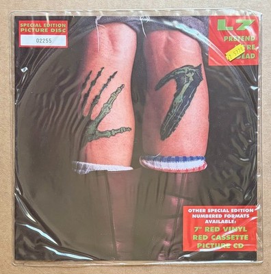 L7   Pretend We're Dead RARE 12'' numbered vinyl picture disc single '92