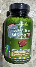 Irwin Naturals Dual-Action Fat Burner RED, 75 Liquid Softgel Exp: 09/2025