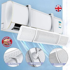 Air Con Wind Deflector Baffle Shield Adjustable Anti Direct Blowing Dust Cover