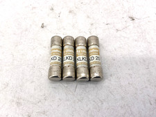 Lot of 4 New Littelfuse KLKD-25 Fast-Acting Fuse 25A 600V