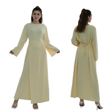 Evening Dress Kaftan Women Muslim Islamic Abaya Maxi Formal Gown Elegant Robe