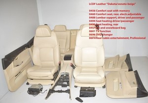 BMW F07 5er Lederausstattung Innenausstattung Ledersitze comfort LHD