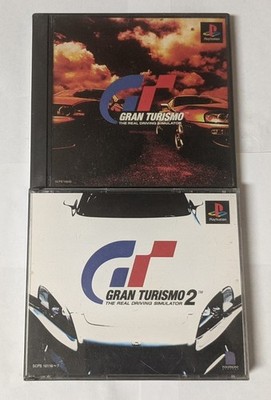 PlayStation 1 Japanese Lot of 2 - Gran Turismo 1 & 2 - DWcx09