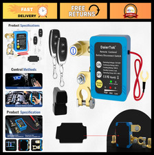 12V/24V Battery Disconnect Switch 240A Kill Switch for Car Truck RV Boat Automot