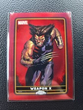 Topps Chrome Deadpool Wolverine Weapon X Red Out Of 5! Rare Card #2/5!
