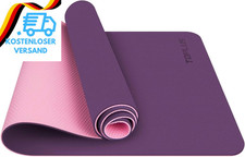 TOPLUS Gymnastikmatte, Yogamatte Yogamatte Gepolstert & Rutschfest Für Fitness P