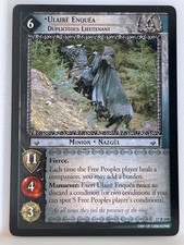 LORD OF THE RINGS TCG RISE OF SARUMAN RARE CARD 17R140 ULAIRE ENQUEA ex